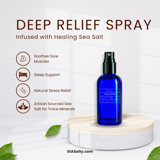 Peppermint Deep Relief Spray with Sea Salt